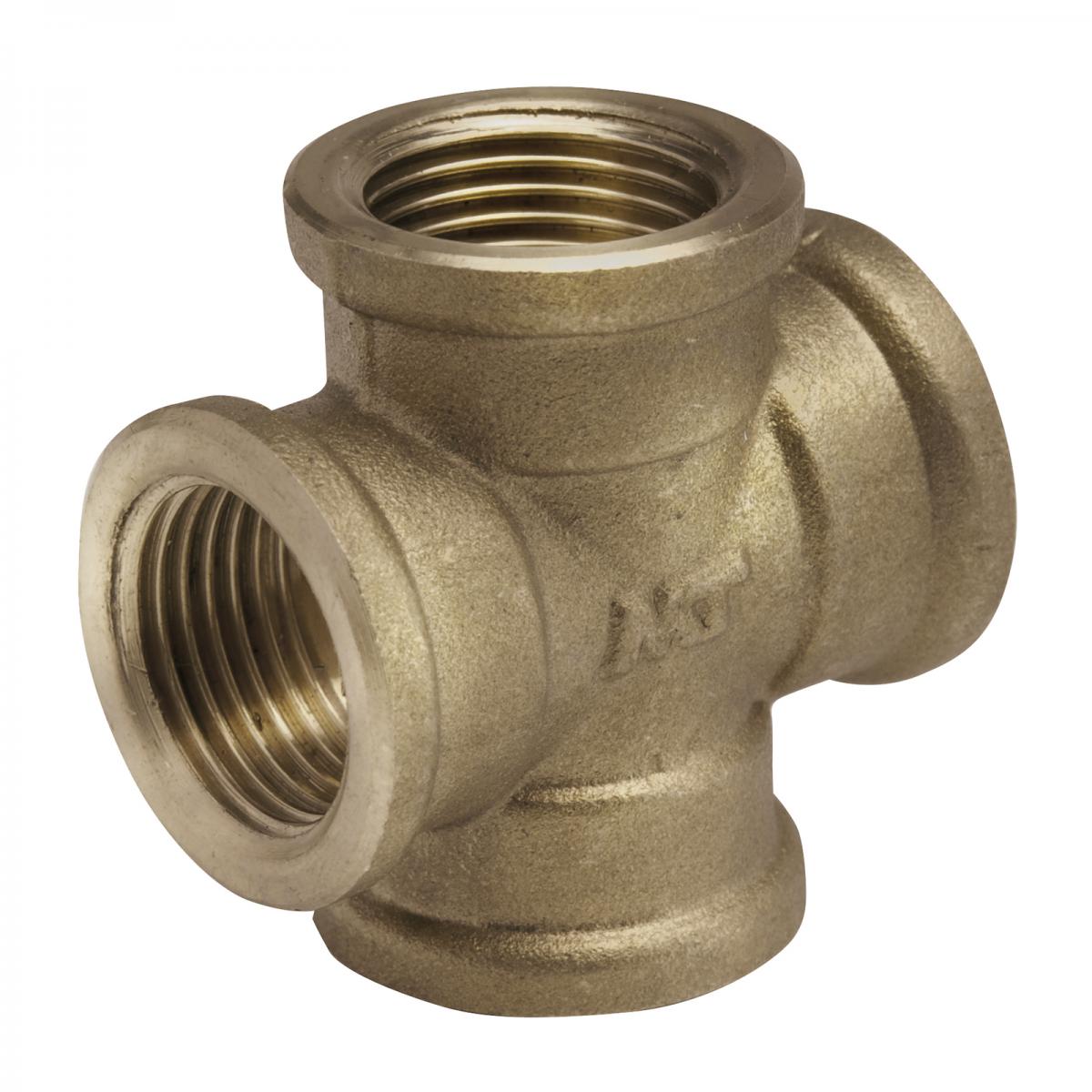 Cruz latón 90º H 1 1/2″