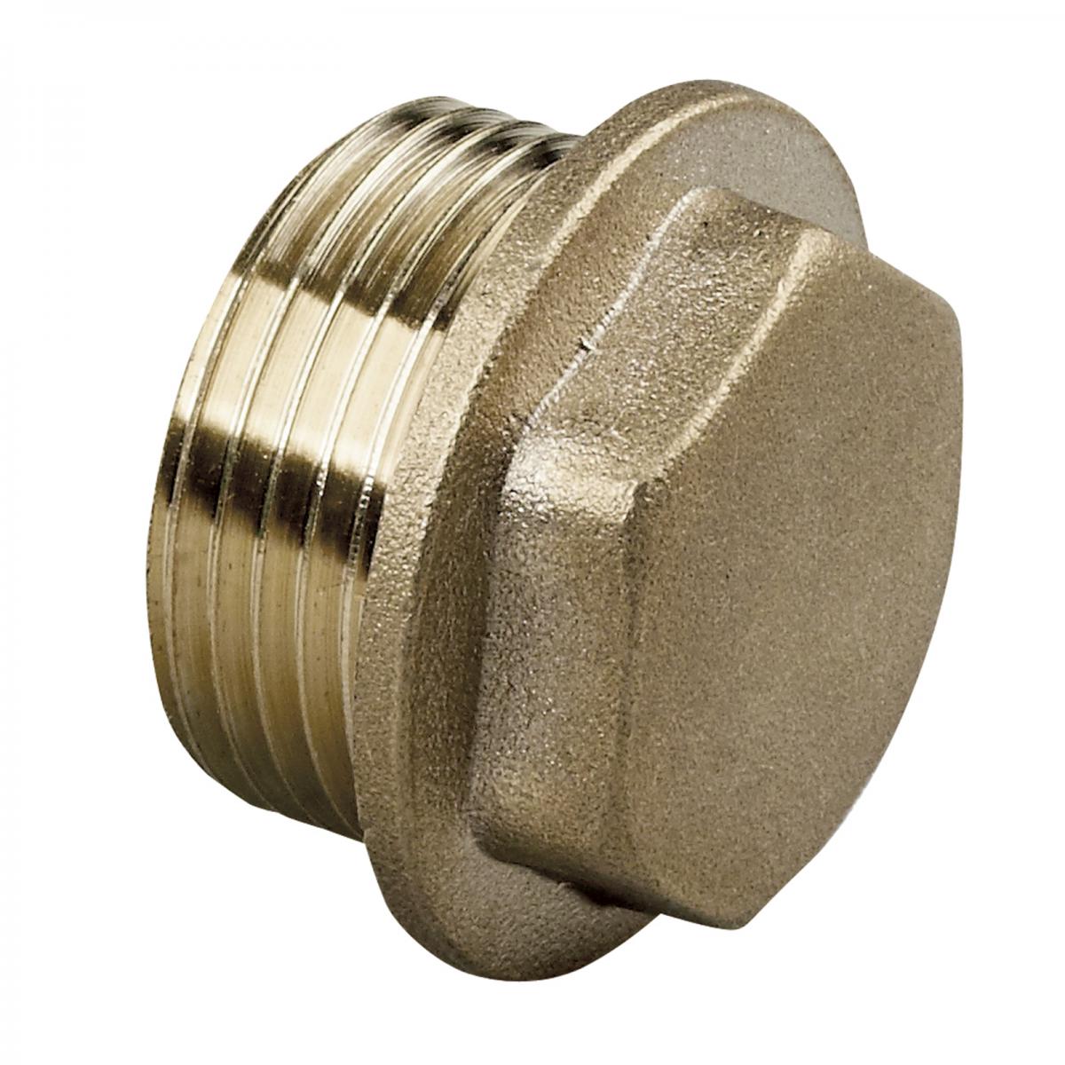 TAPÓN LATÓN CON REBORDE M