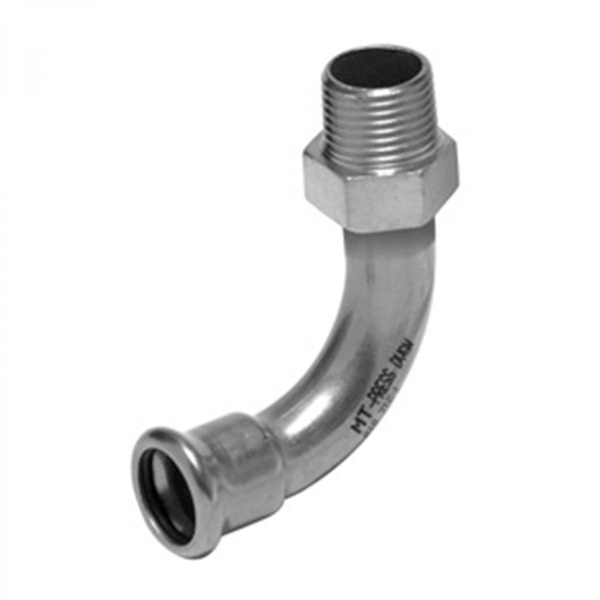 CURVA 90º M INOXIDABLE PARA PRENSAR MT-PRESS